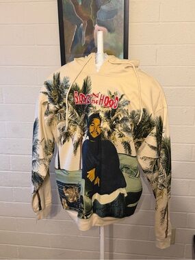 Boyz n The Hood Men's Doughboy Pose Pull Over Hoodie